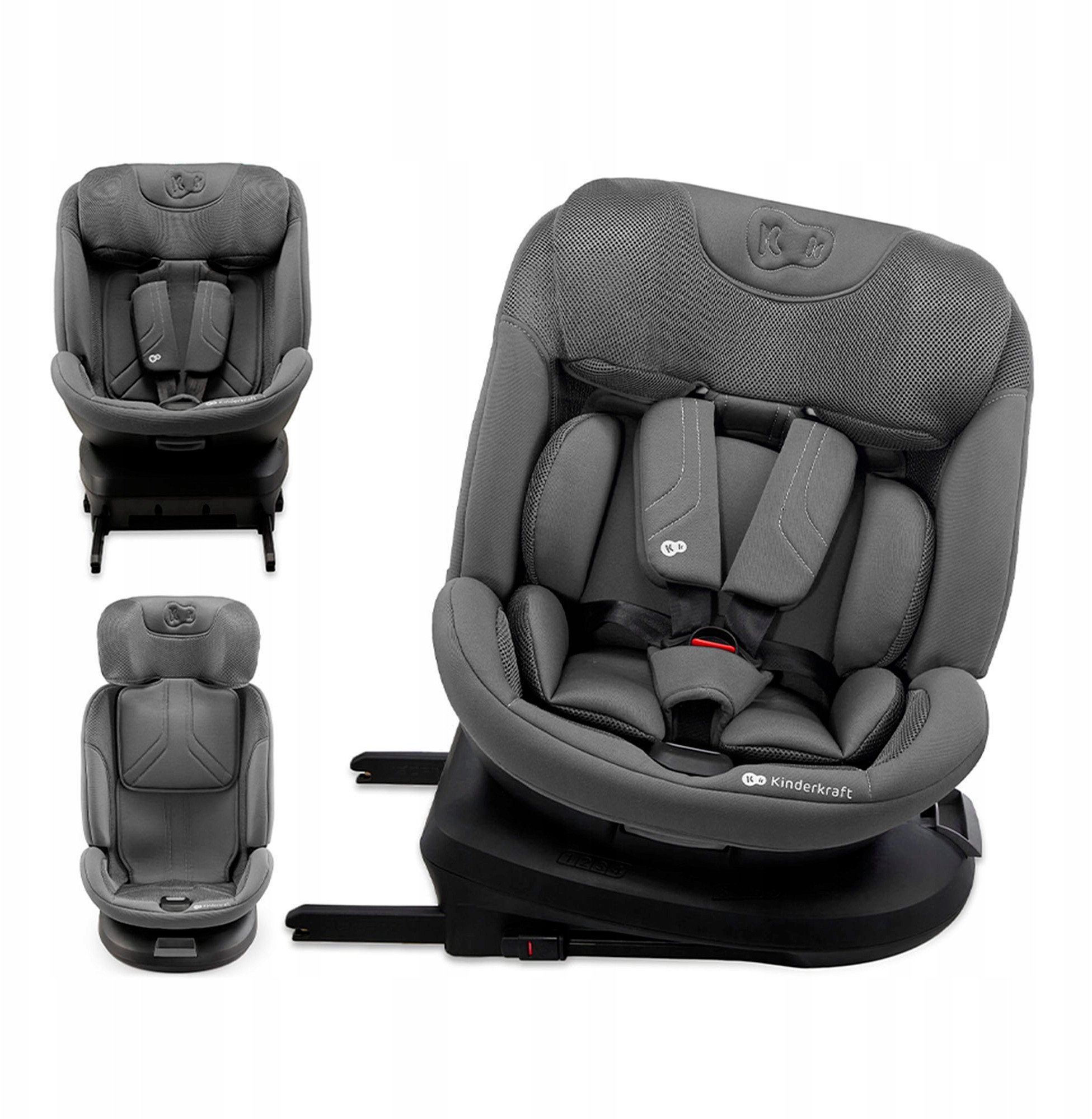 Fotelik samochodowy Lorelli Fotelik samochodowy Kinderkraft Xpedition 3, 0-36 kg grey