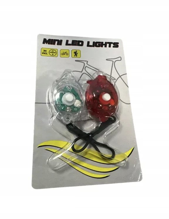 Zestaw mini LED świateł do roweru