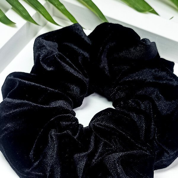 Gumka VELVET XXL do włosów YEYE Czarny