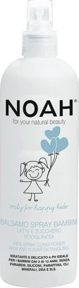 Noah Vaikiškas plaukų balzamas su pienu ir cukrumi Noah 250 ml