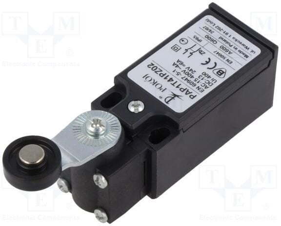 Wyłącznik krańcowy 2R migowy tworzywo dźwignia z rolką Ø18 PAP1T41PZ02 A37-1081