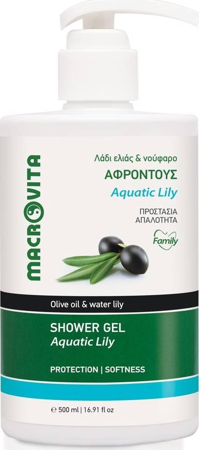 Macrovita MACROVITA żel pod prysznic LILIA WODNA z bio-oliwą i lilią wodną 500ml