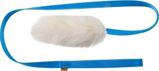 Dingo DINGO SZARPAK Z FUTREM OWCZYM 130cm NIEBIESKI