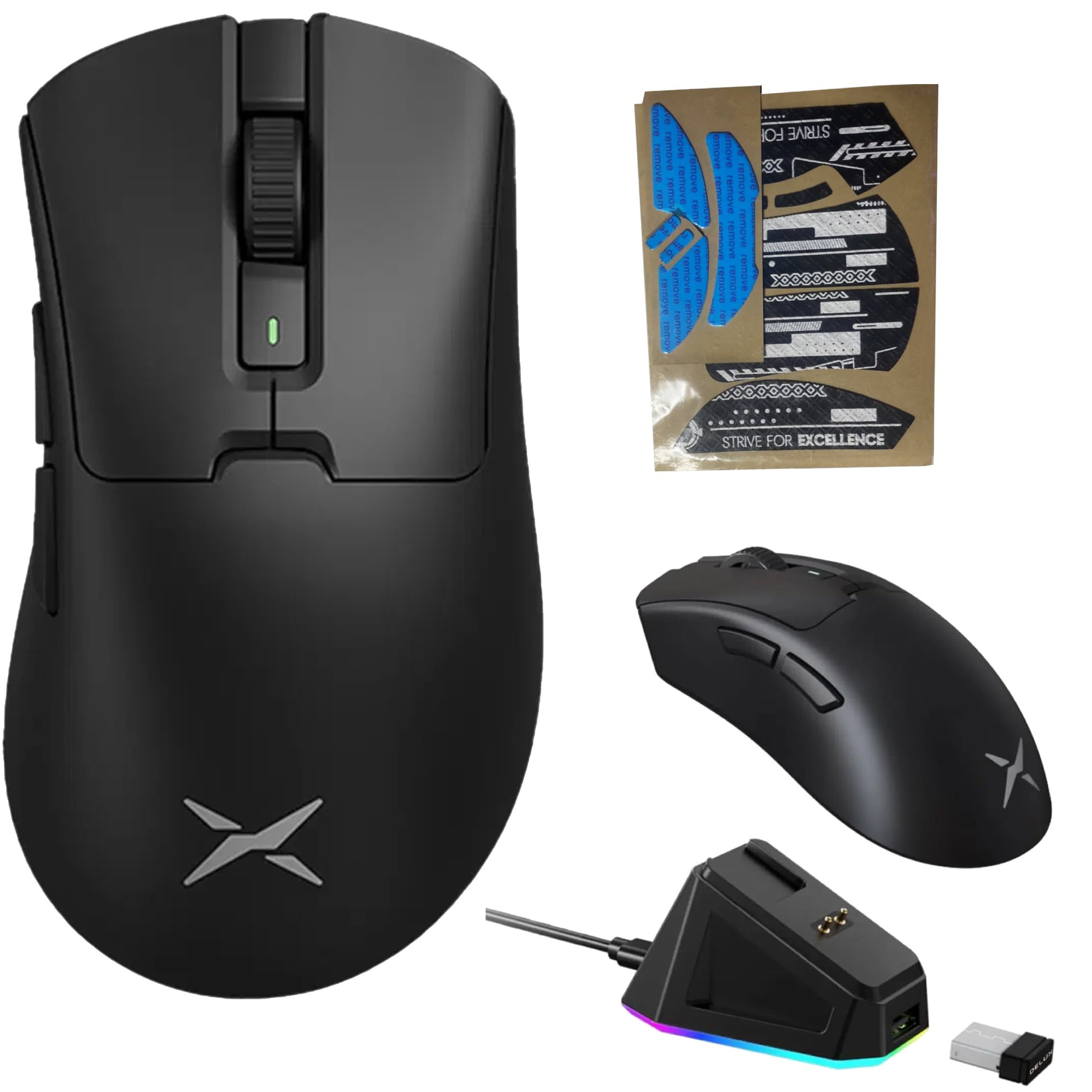 Wireless gaming mouse Delux M900 Ultra-Lightweight 2.4G 12000DPI