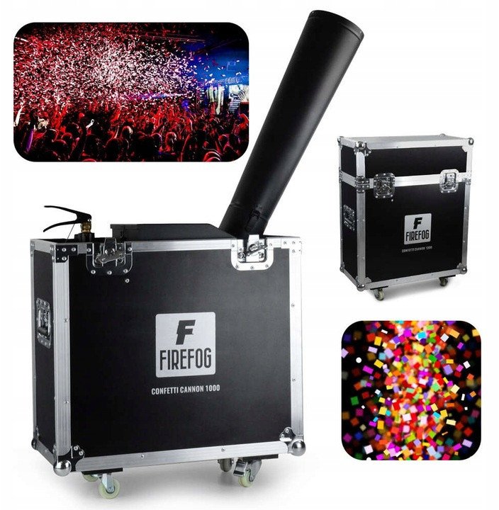 Wyrzutnia konfetti na CO2 CANNON 1000+ case Firefog one size