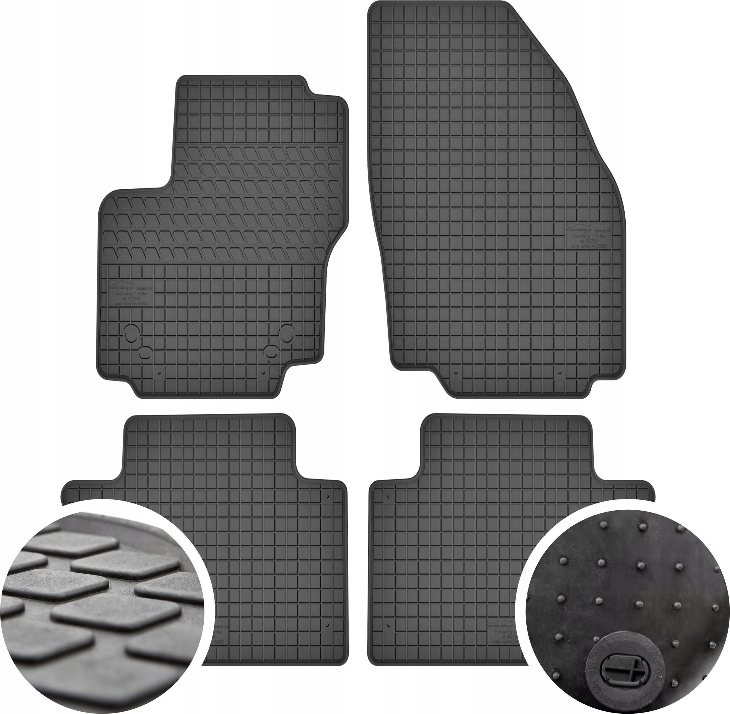 GeyerHosaja Dywaniki gumowe do Ford Galaxy II (od 2006)