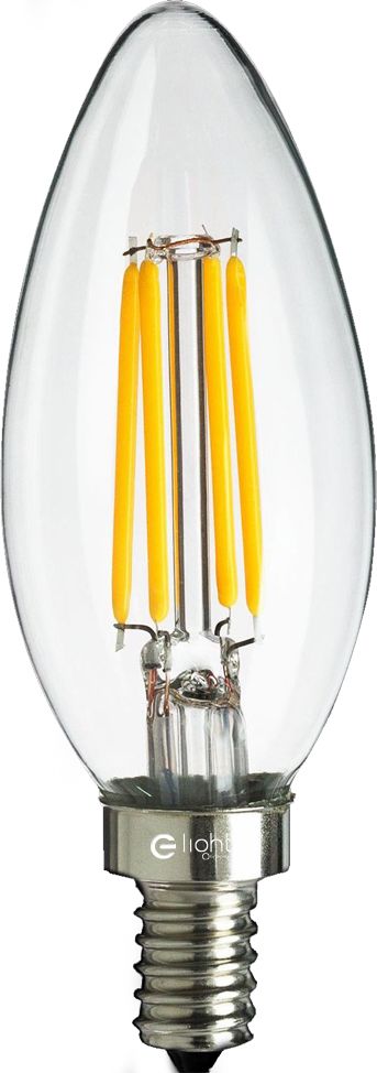 Milagro Transparentna żarówka edison E14 4W ciepła Milagro ledowa EKZF990