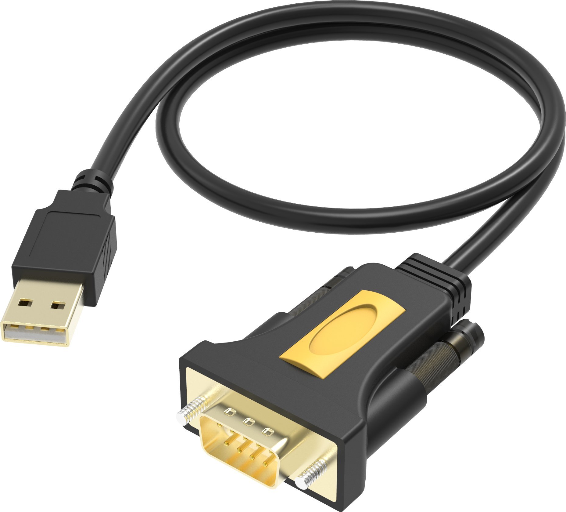 Adapter USB Vision VISION Professional installationstauglicher Adapter USB-A zu Serial RS-232 - 30 JAHRE GARANTIE - funktioniert mit Mac und PC - im S