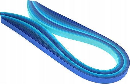 CreativeHobby Paski do quillingu 3mm 100 sztuk - niebieskie