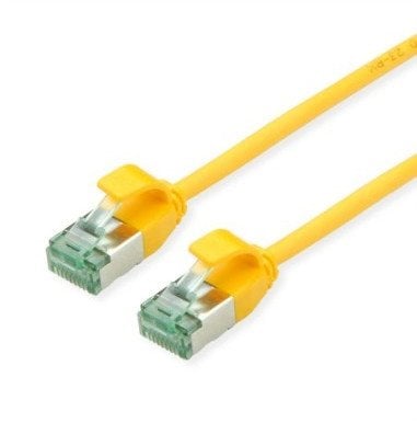 ROLINE RM U/FTP DataCenter Patch Cord Cat.6A (Class EA), wąski, żółty, 3 m