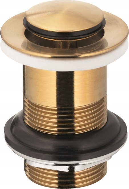 660-353-31 / KFA / AKCESORIA / SPUST UMYWALKOWY TYPU KLIK-KLAK, MAŁY BEZ PRZELEWU, PVD ZŁOTY SZCZOTKOWANY /