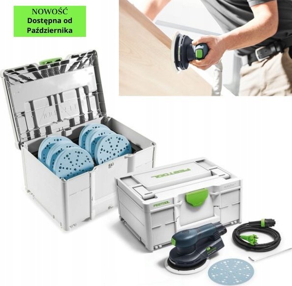 Festool Szlifierka mimośrodowa ETS EC 150/5 + Systainer z papierami 578272