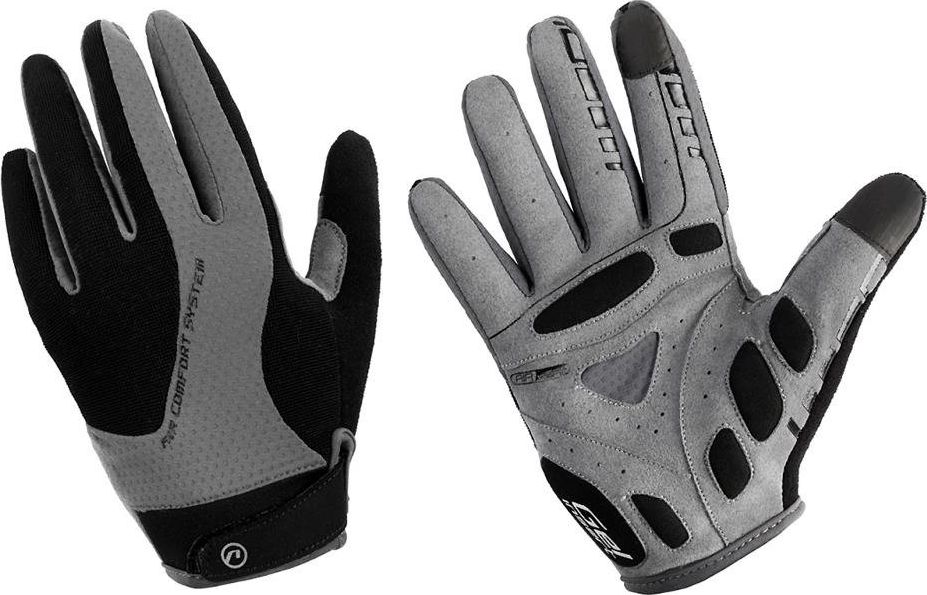 Accent Rękawiczki z długimi palcami Accent Champion czarno-szare XXL uniwersalny