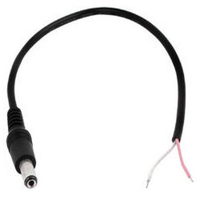 POWER PLUG DC 2.1X5.5MM +15CM WIRE