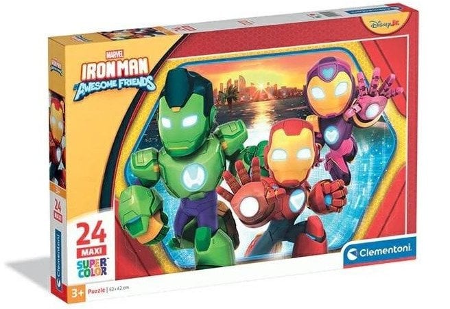 CLE puzzle 24 Maxi SuperKolor IronMan_..Fri..24829