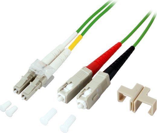 EFB Elektronik O0323.2OM5 kabel InfiniBand / światłowodowy 2 m 2x SC 2x LC Zielony