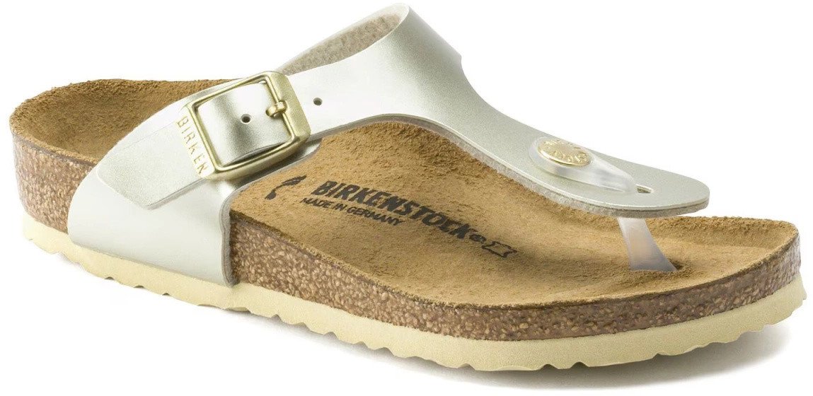 Birkenstock klapki japonki GIZEH KIDS BS Electric Metallic Gold 1015592 (szerokość standardowa) 36