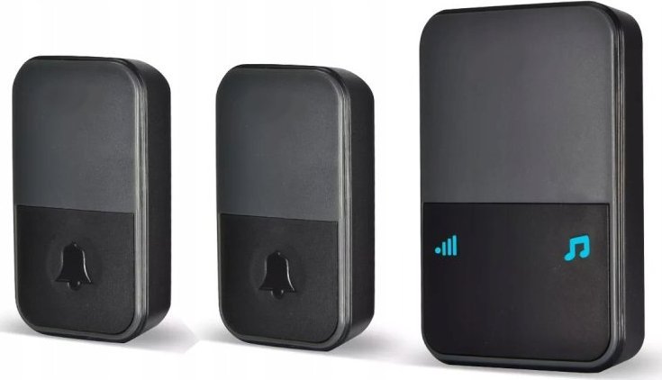 Spreest Dzwonek bezprzewodowy do drzwi + 2x nadajnik 300m