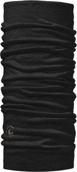 Buff Chusta wielofunkcyjna Lightweight Merino Wool Solidblack