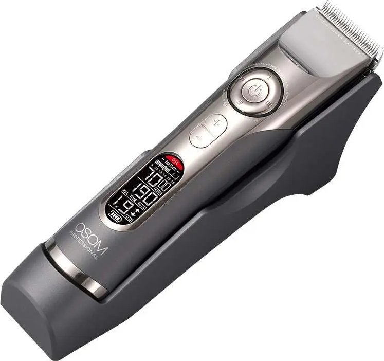 Maszynka do włosów Wella Professionals Profesionali plaukų kirpimo mašinėlė OSOM Professional Hair Clipper, reguliuojamas kirpimo ilgis 1 - 1,9 mm, su