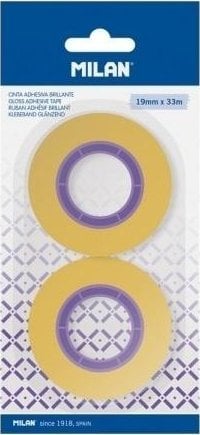 Taśma przezroczysta 19mm x 33m 2szt MILAN