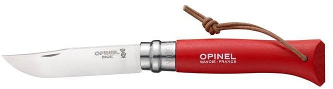 Opinel Nóż Inox Origins Red blister No.08 001981