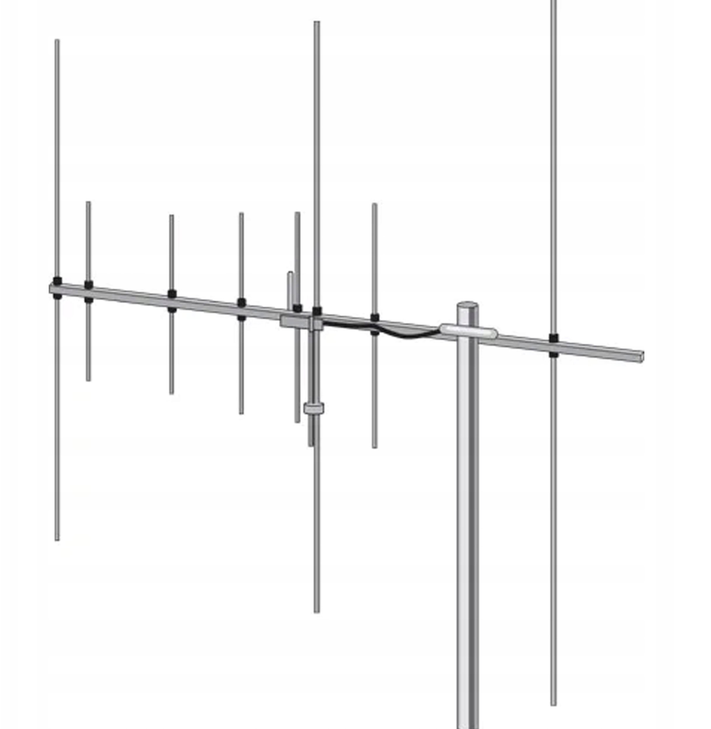 Antena Maldol HS-FOX727 YAGi 144/430MHz turystyczna 9.5dB/11.5dB