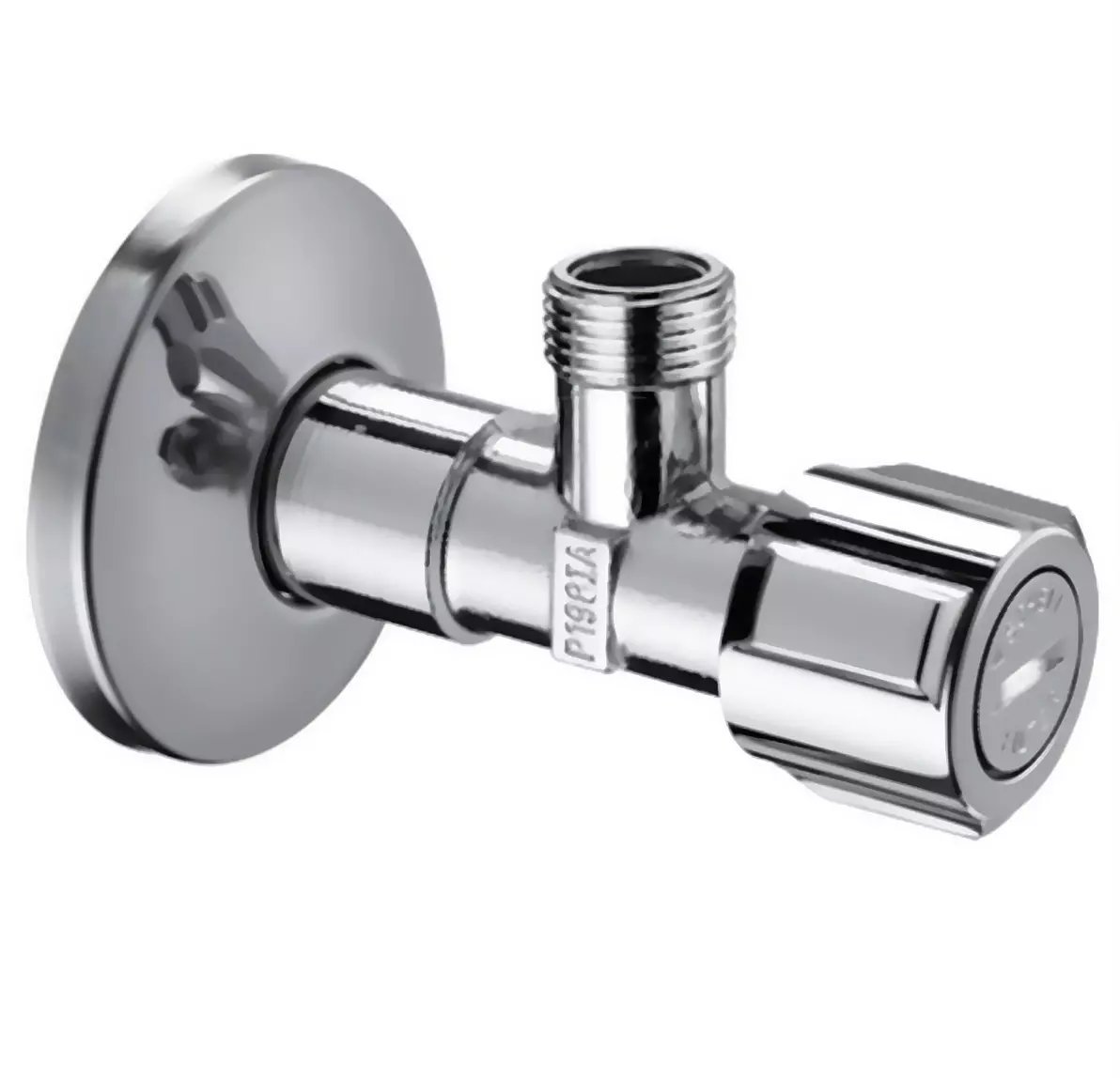 ZAWÓR KĄTOWY Z FILTREM 250 µm 1/2' X 1/2' , CHROM, BEZ NAKRĘTKI