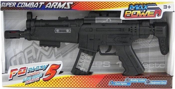 Karabin na baterie światło/dźwięk