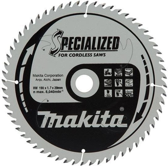 Makita CIRCULAR SAW BLADE 185X30X40T