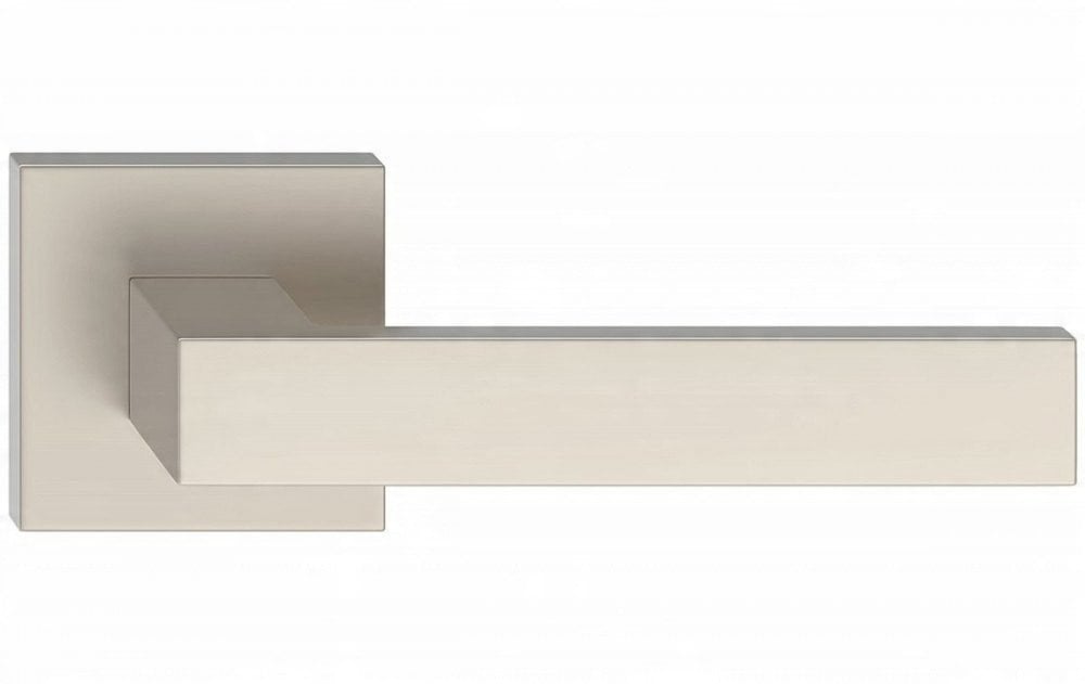 DOOR HANDLE QUBIK SATIN NICKEL