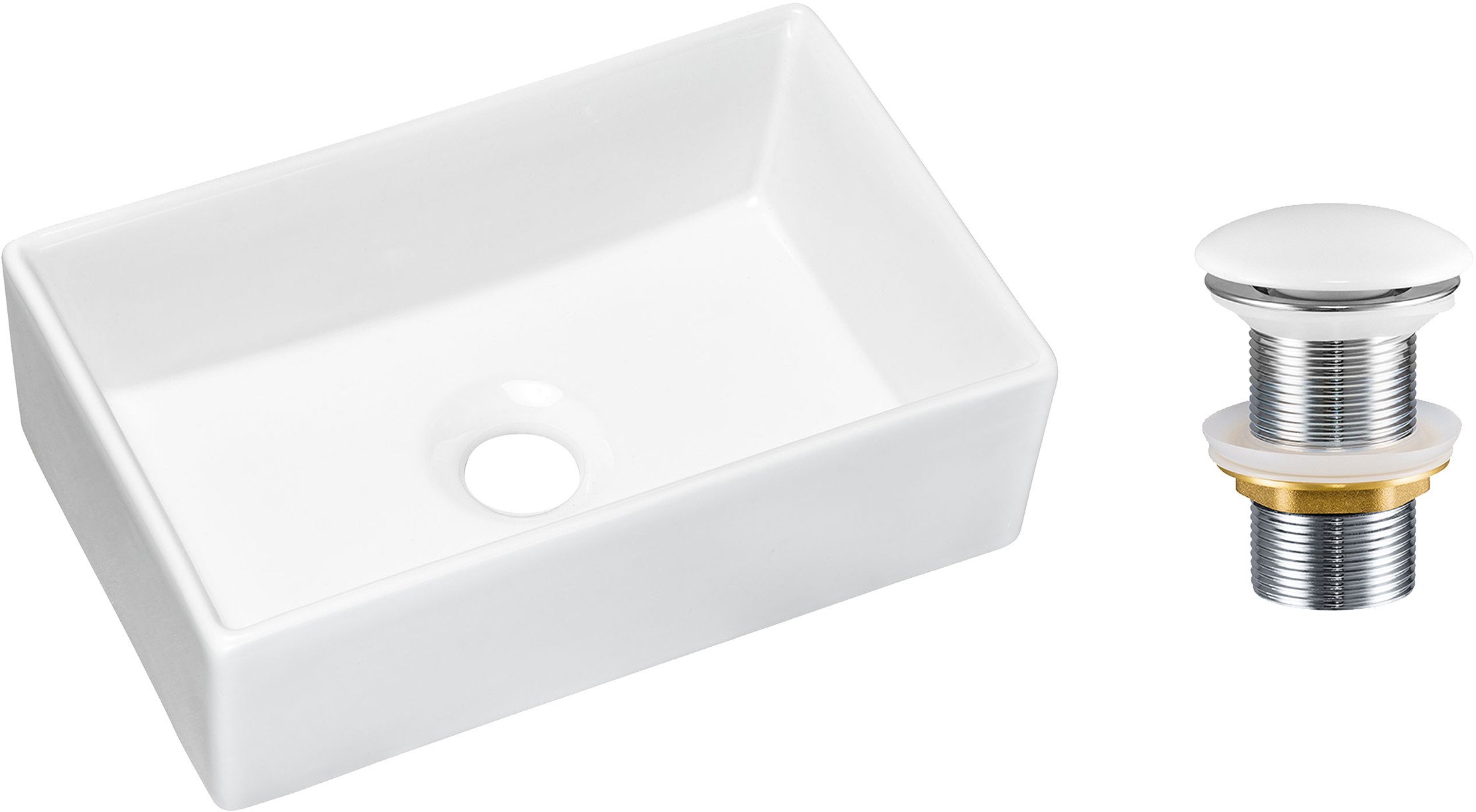 Zestaw Umywalkowy z Korkiem Click-Clack