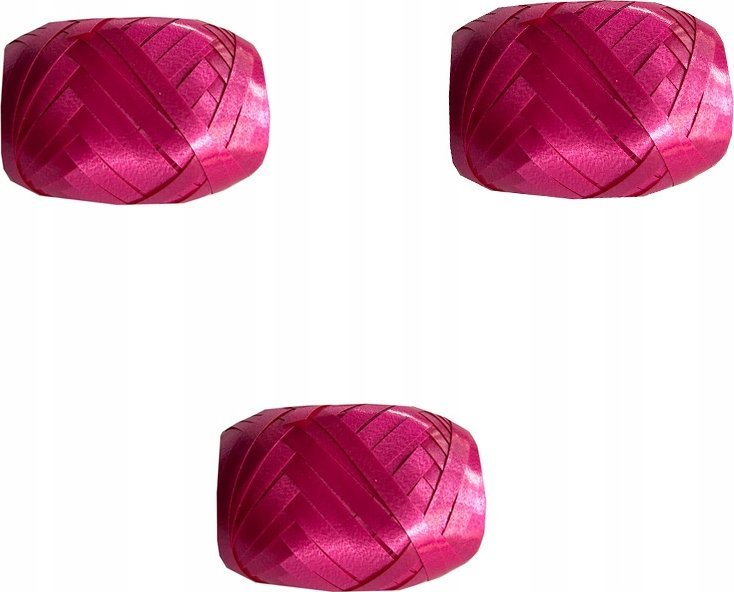 Tasiemka wstążka metalizowana 3 szt x 20m 0,5cm W71