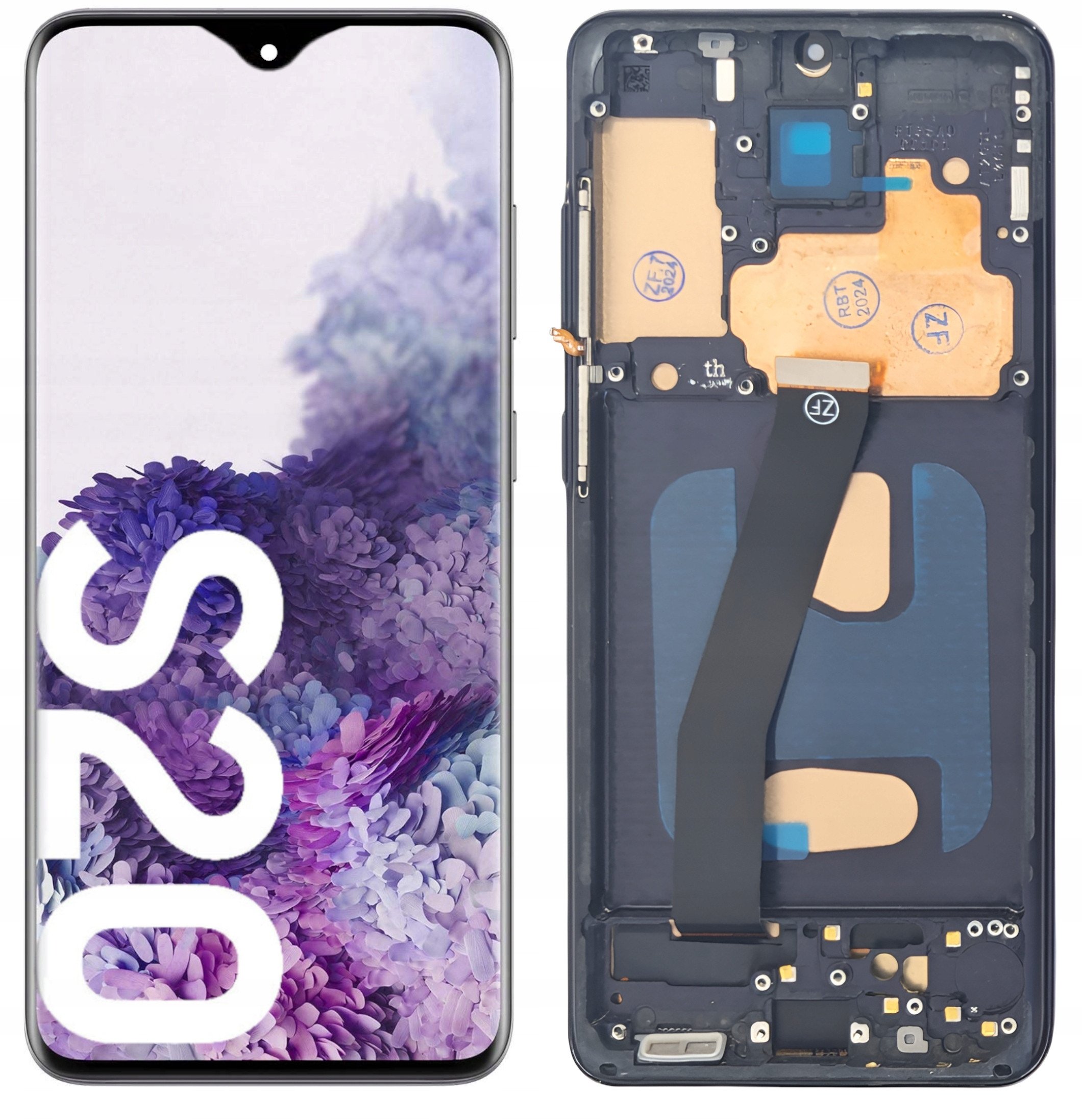 WYŚWIETLACZ EKRAN LCD DO SAMSUNG GALAXY S20 4G INCELL RAMKA SZARA