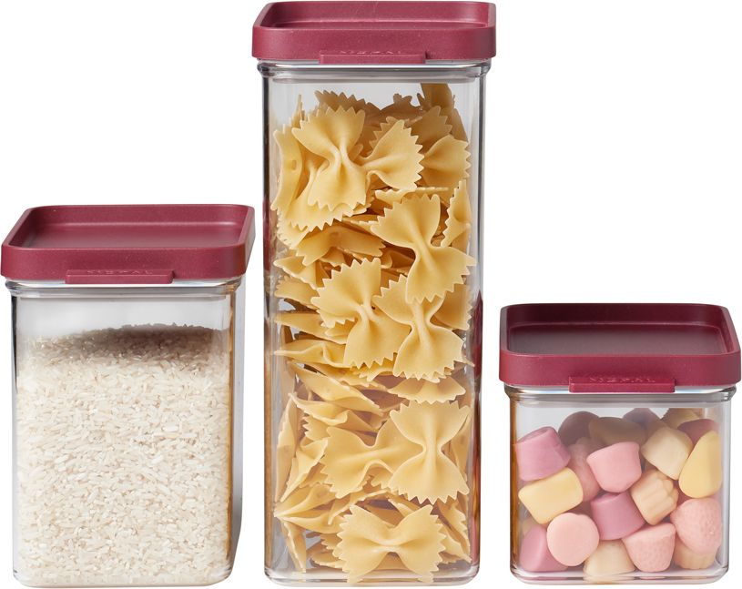 Mepal Zestaw 3 pojemników Omnia Nordic Berry