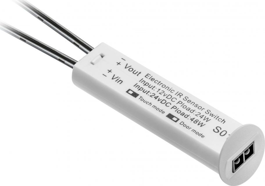 Wyłącznik bezdotykowy uniwersalny biały 12V DC jm.SZT (V-WBBUNI)