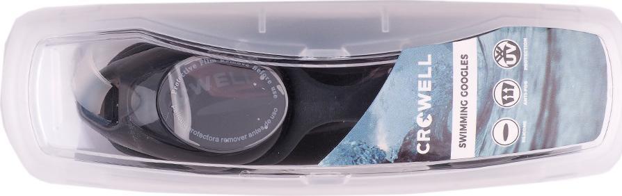 Crowell Okulary pływackie dla dzieci Crowell Sandy czarno-białe