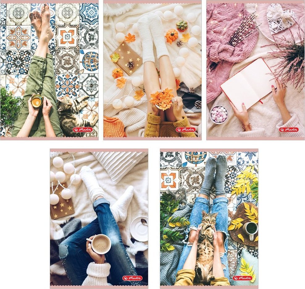 Zeszyt w linie A5 60 kartek - Flat Lay