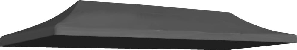 vidaXL Dach namiotu imprezowego, 3 x 6 m, antracytowy