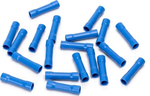 Aigostar Preizolowane zaciski tłoczone na zimno BV5.5 20 szt., niebieskie Preizolowane zaciski tłoczone na zimno BV5.5 20 szt., niebieskie