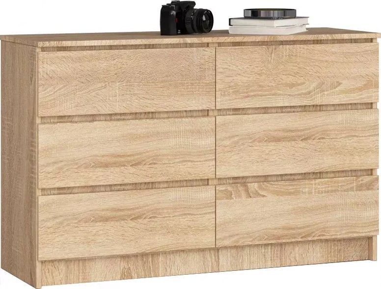 Elior Skandynawska komoda do salonu dąb sonoma - Mirus 3X