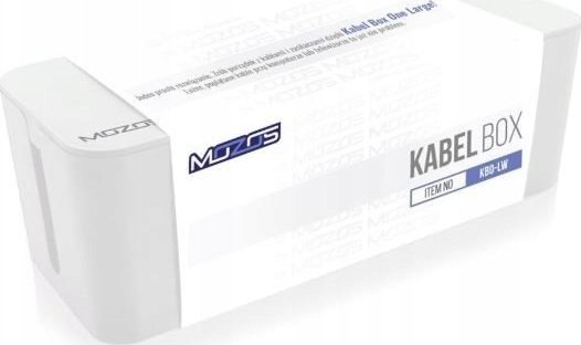 Organizer Mozos POJEMNIK PUDEŁKO ORGANIZER NA KABLE LISTWY BIAŁY