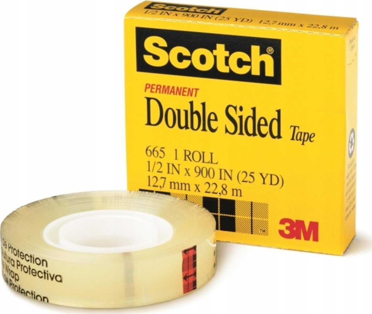 Scotch Taśma dwustronna 665 12mm/22.8m