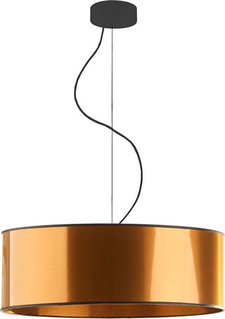 Lampa wisząca Lumes Miedziany okrągły żyrandol nad stół 50 cm - EX855-Hajfun