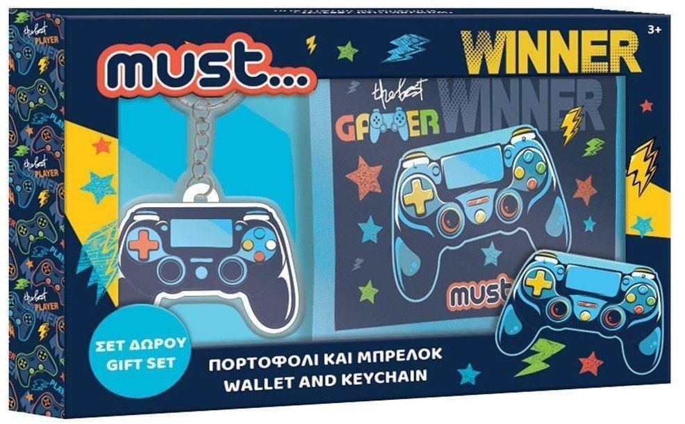 Portfel z breloczkiem Gamer