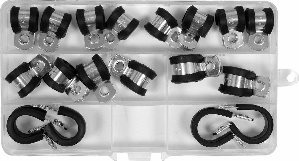 Yato YATO OPASKI ZACISKOWE METALOWO-GUMOWE 18szt.