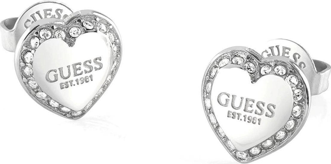 Guess Kolczyki Guess Fine Heart JUBE01427JWRHT/U