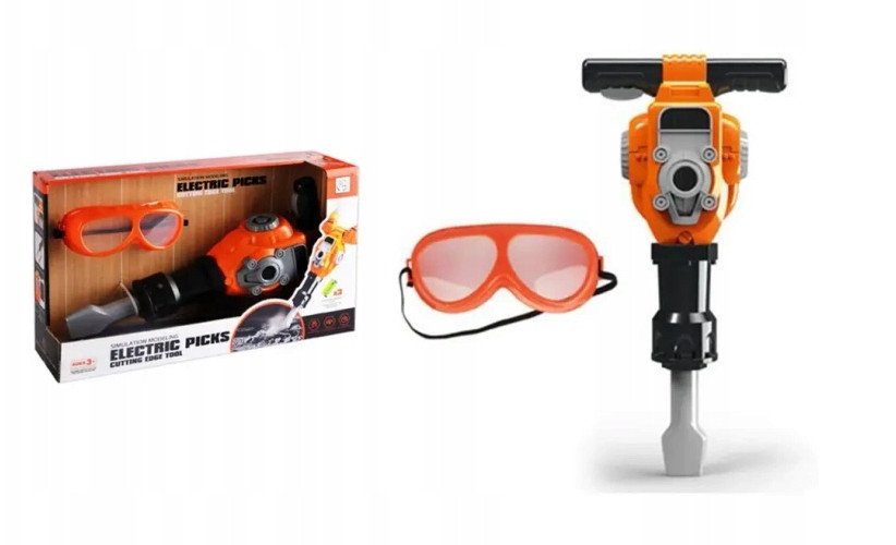 Narzędzia młot pneumatyczny na baterie z goglami