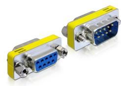 Delock DB-9 - DB-9, Żółty (65249)
