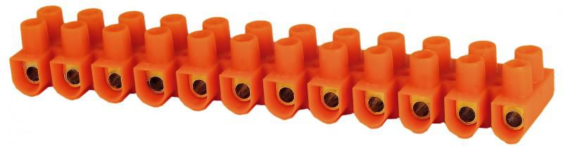 Simet Listwa zaciskowa gwintowa LTF 12-4.0 12-torowa 4mm2 pomarańczowa (21310108)